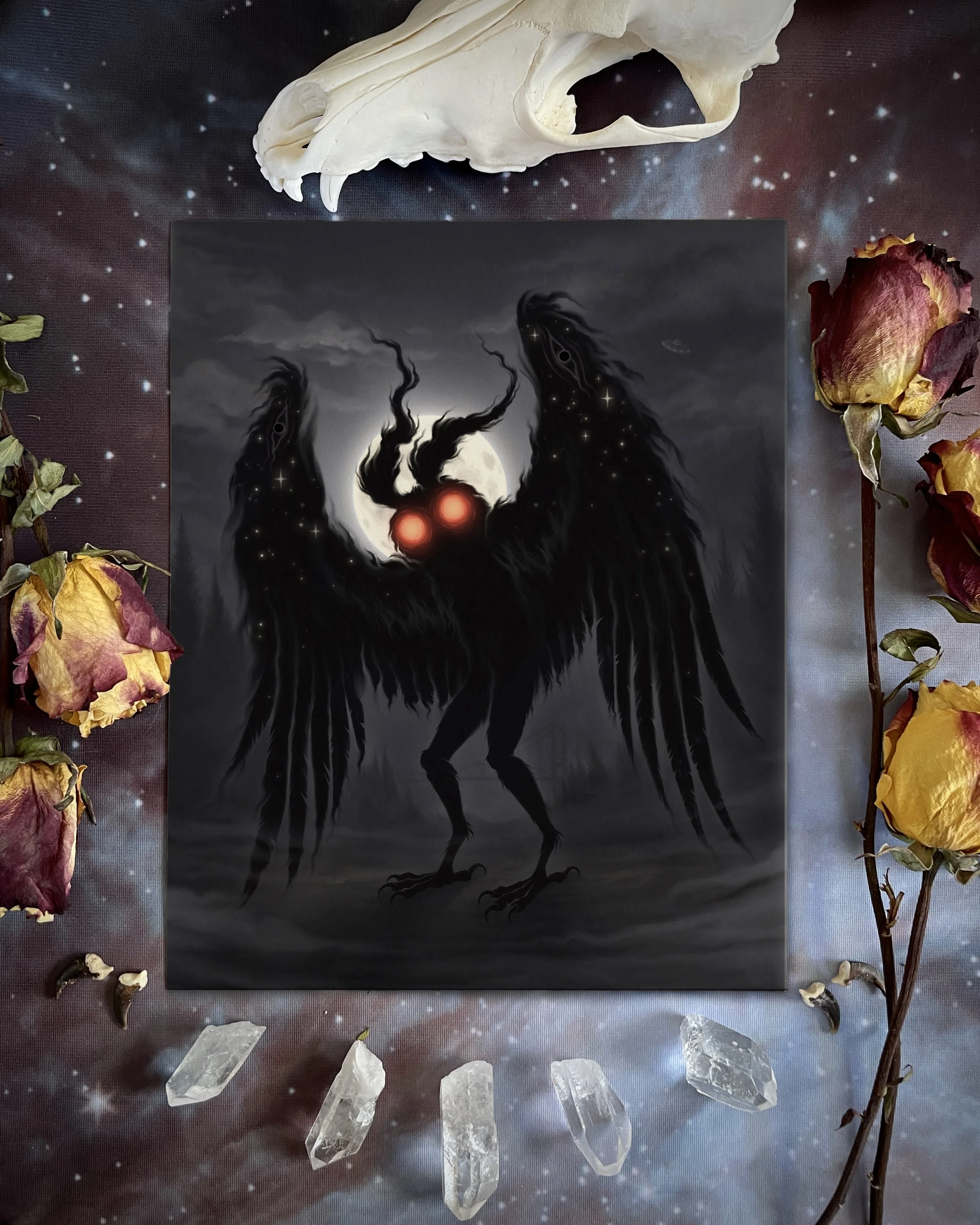 Amanda+Tulacz+-+Mothman+Print.